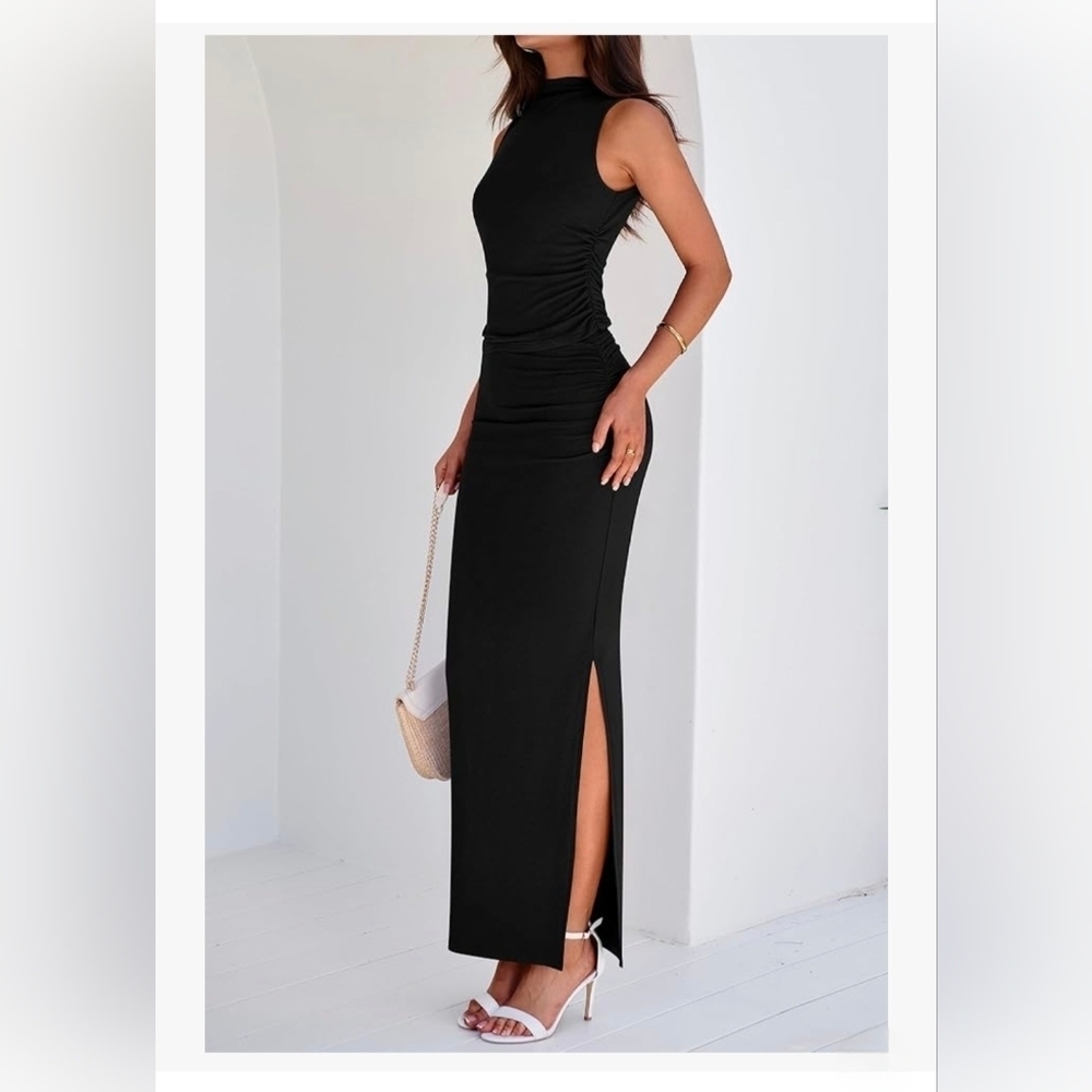 BTFBM Knit Top Split Maxi Skirt Set #1180 - Picture 10 of 14